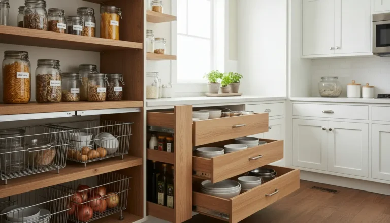Kitchen cabinets storage