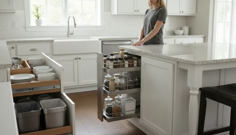 Kitchen cabinets pull out