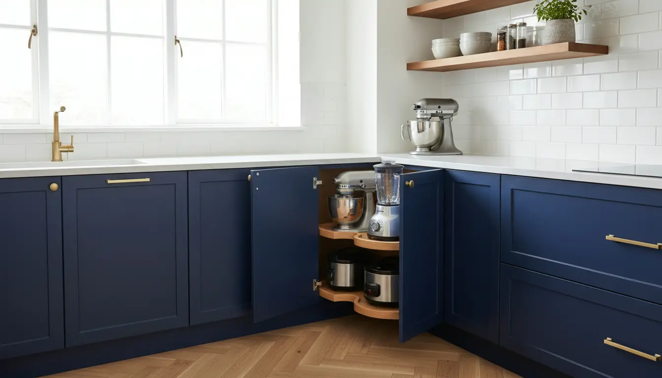 Kitchen cabinets corner