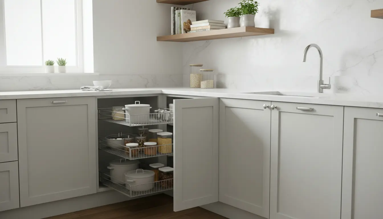 Corner kitchen cabinet