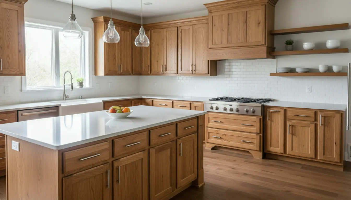 Kitchen cabinets oak