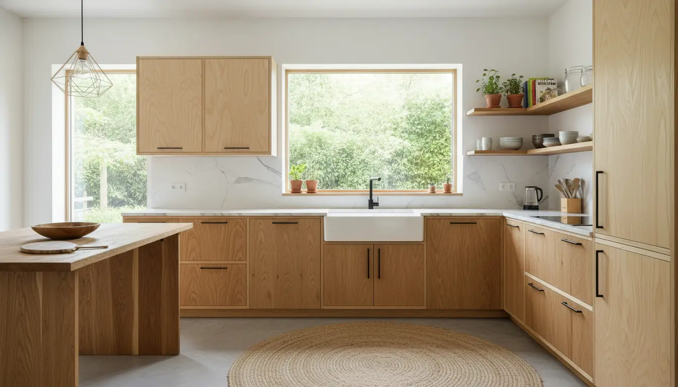 Kitchen cabinets plywood