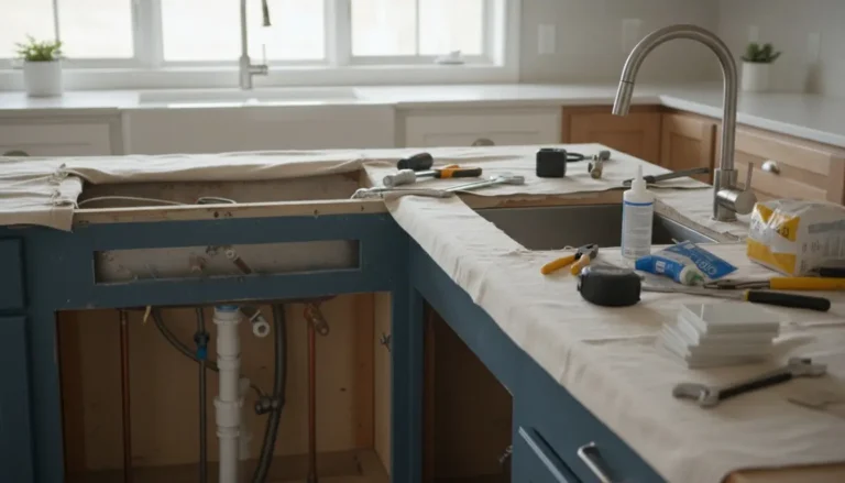 Kitchen sink renovation