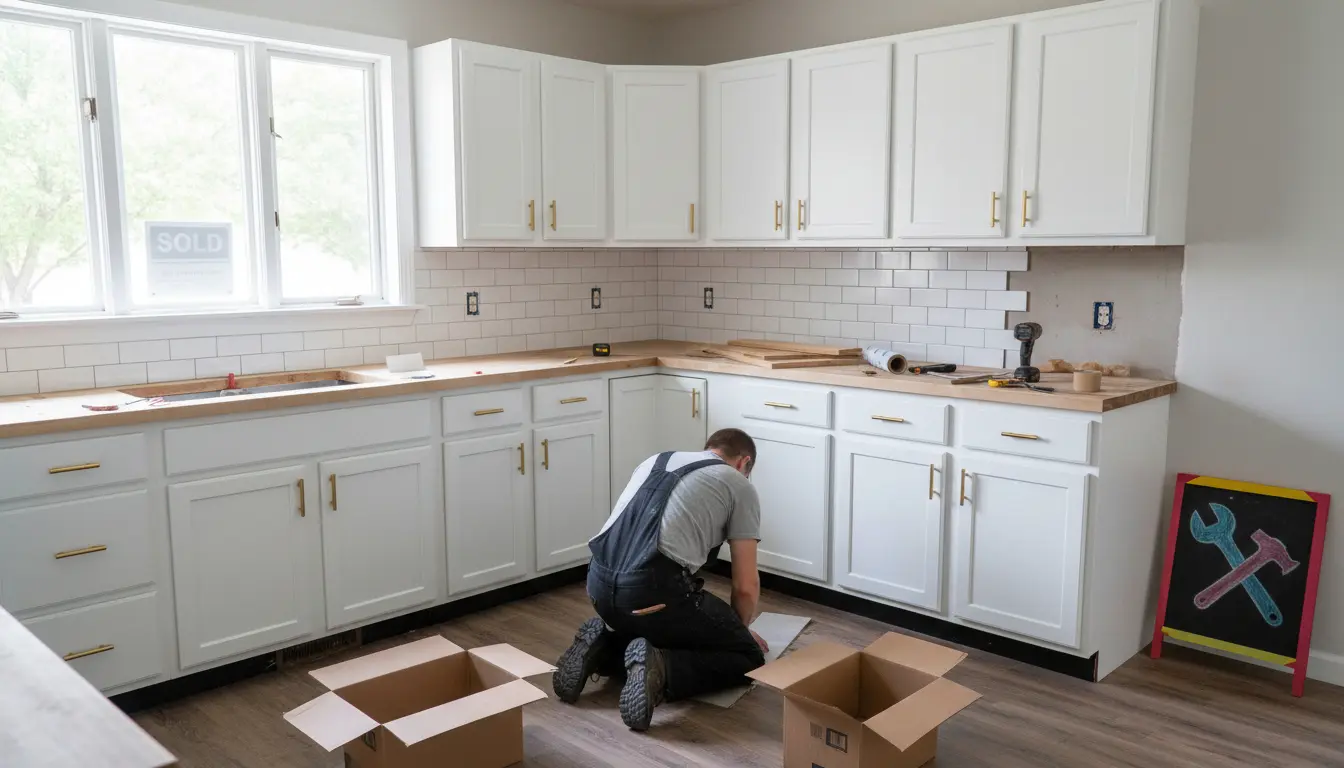 Affordable kitchen renovation