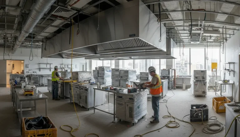Commercial kitchen renovation