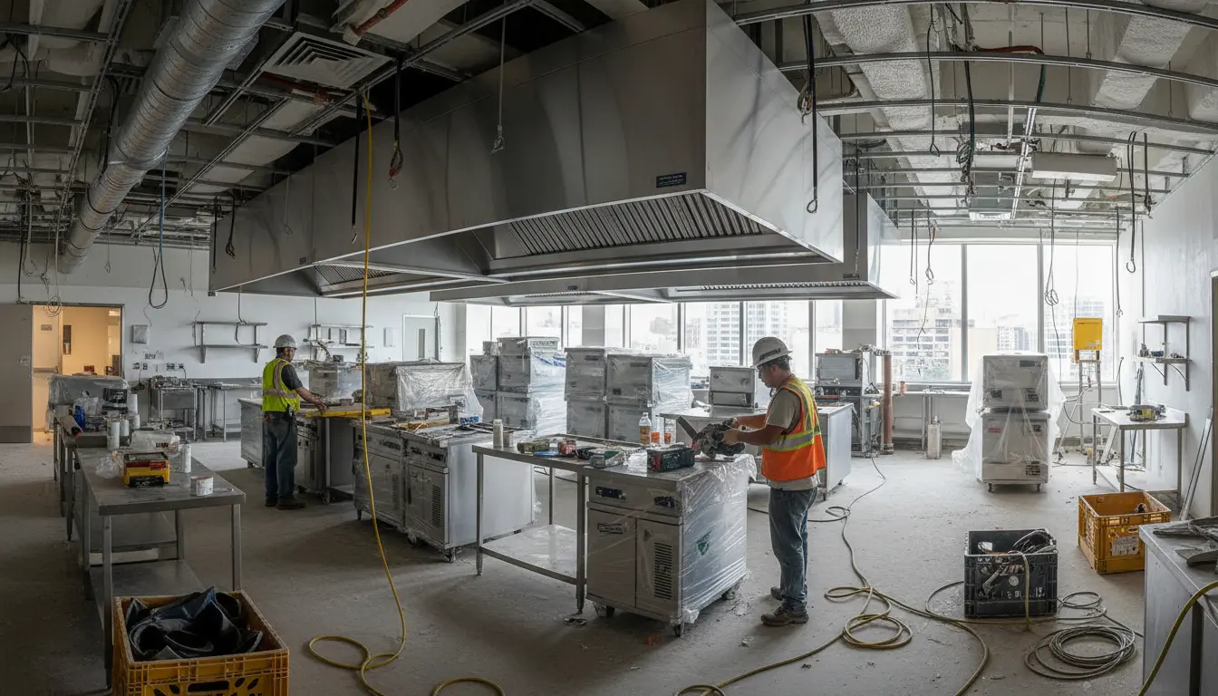 Commercial kitchen renovation