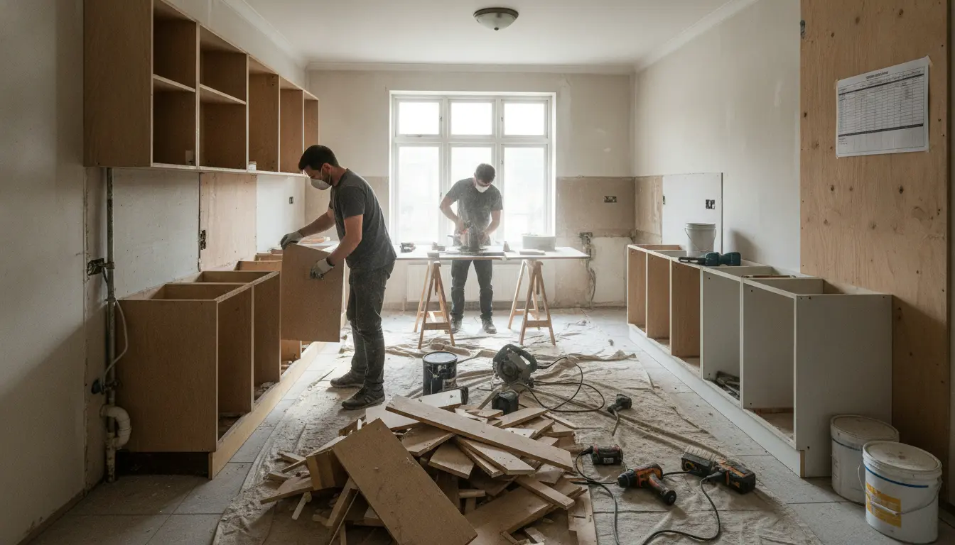 DIY kitchen renovation cost