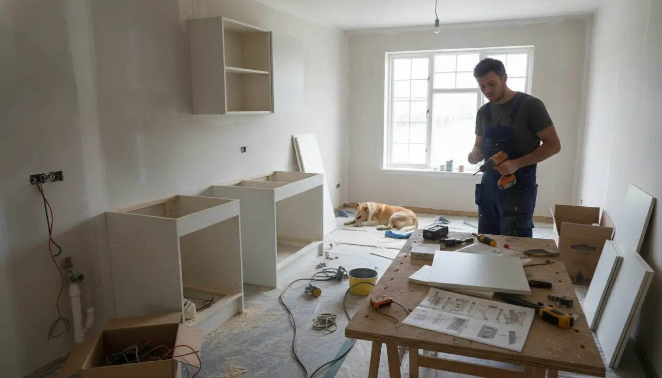 How hard is it to install a kitchen