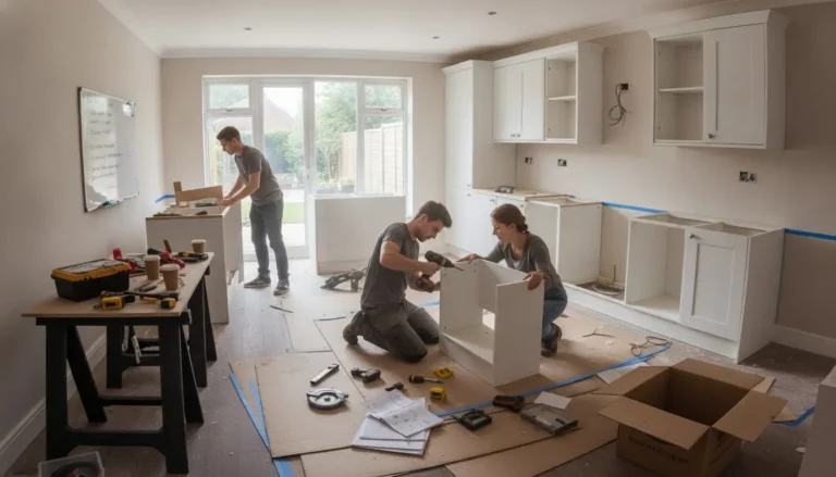 DIY kitchen installation